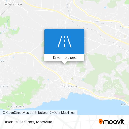Avenue Des Pins map
