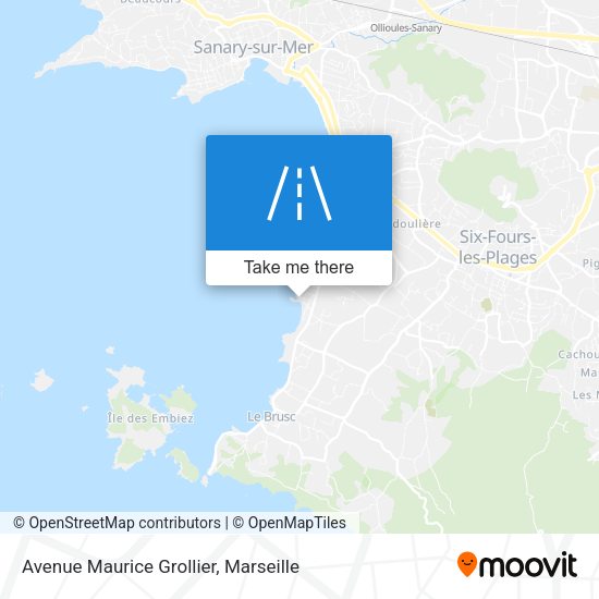 Avenue Maurice Grollier map
