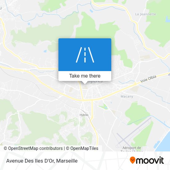 Avenue Des Iles D'Or map