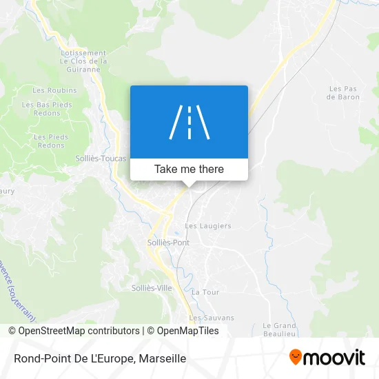 Rond-Point De L'Europe map