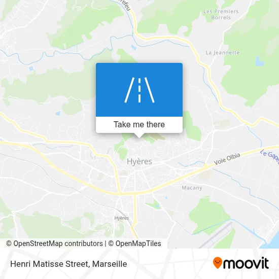 Rue Henri Matisse map