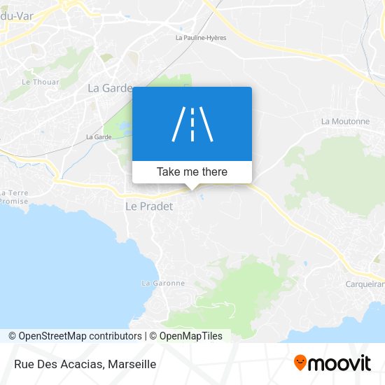 Rue Des Acacias map