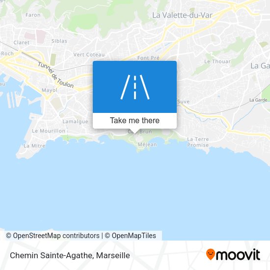 Chemin Sainte-Agathe map