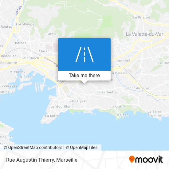 Rue Augustin Thierry map