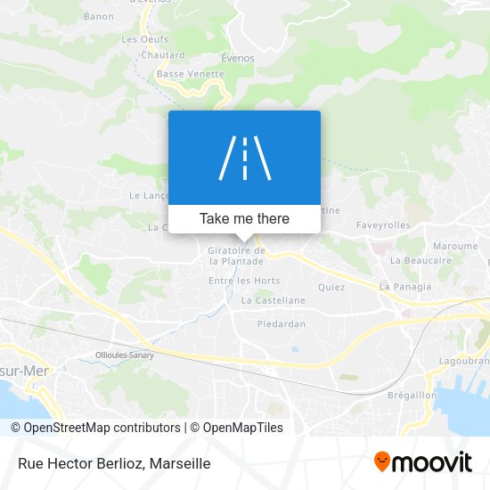 Rue Hector Berlioz map
