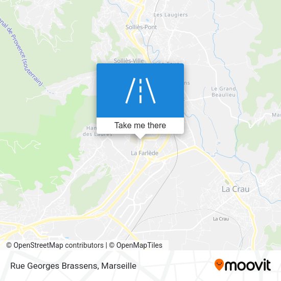 Rue Georges Brassens map