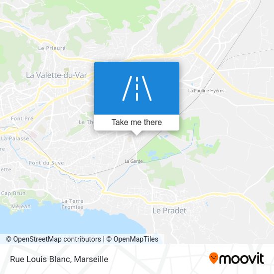 Rue Louis Blanc map