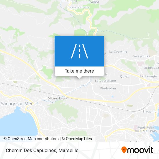 Chemin Des Capucines map