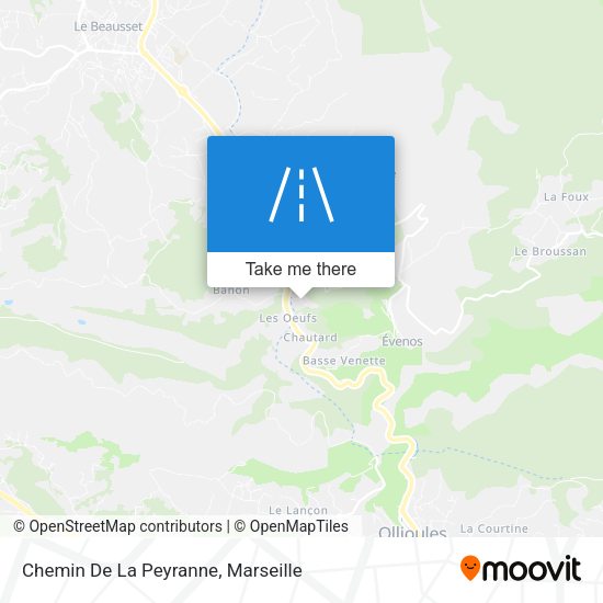 Chemin De La Peyranne map