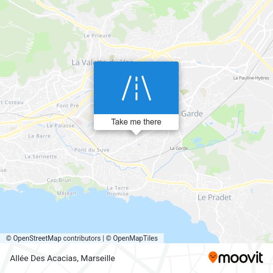 Allée Des Acacias map