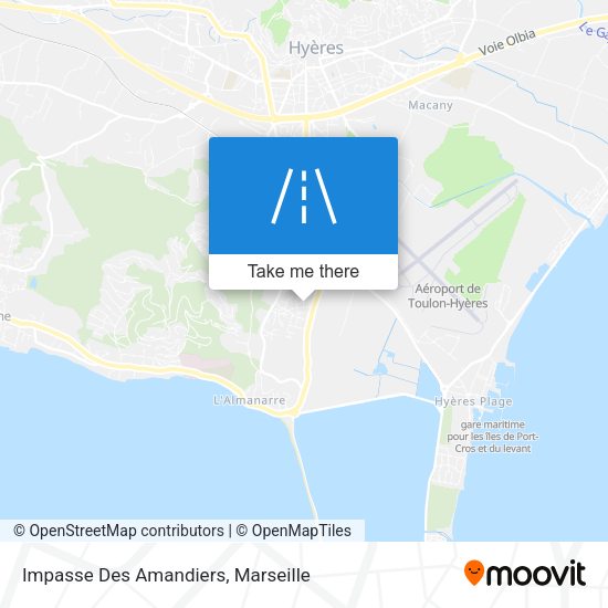 Impasse Des Amandiers map