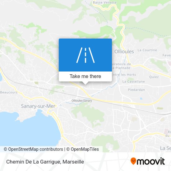 Chemin De La Garrigue map
