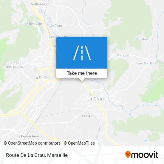 Route De La Crau map
