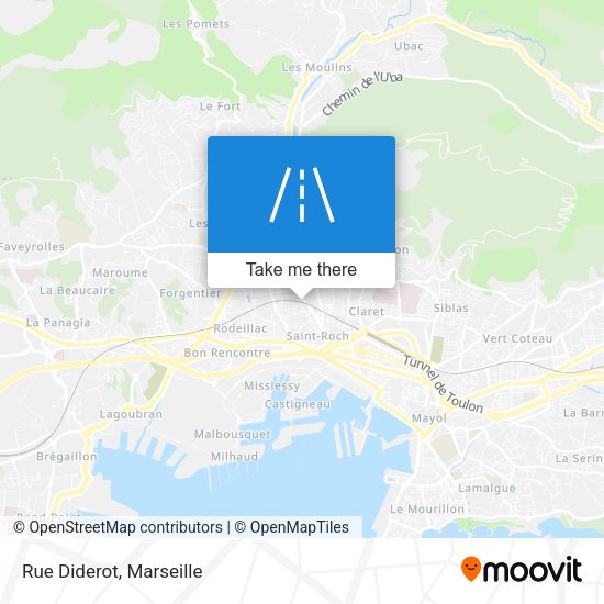 Rue Diderot map