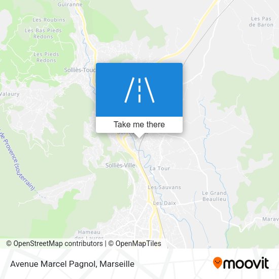 Avenue Marcel Pagnol map