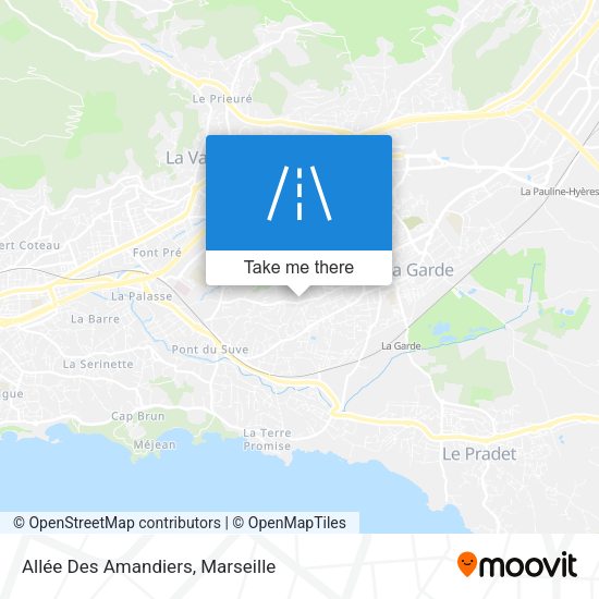 Allée Des Amandiers map