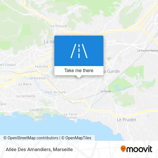Allée Des Amandiers map