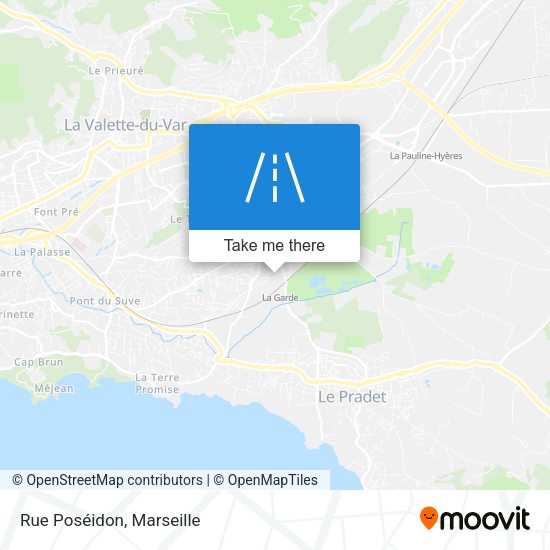 Rue Poséidon map
