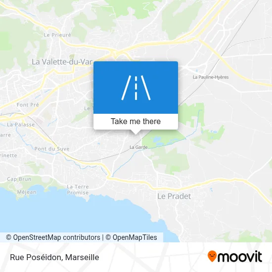 Rue Poséidon map
