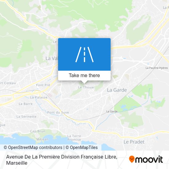 Avenue De La Première Division Française Libre map