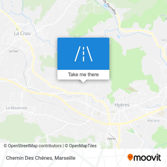 Chemin Des Chênes map