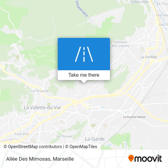 Allée Des Mimosas map