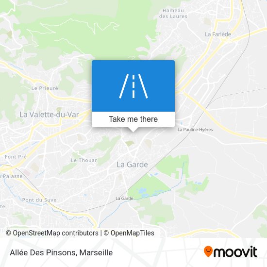 Allée Des Pinsons map