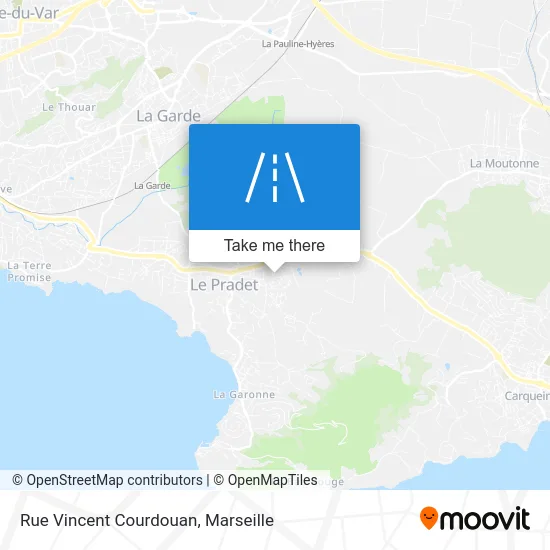 Rue Vincent Courdouan map