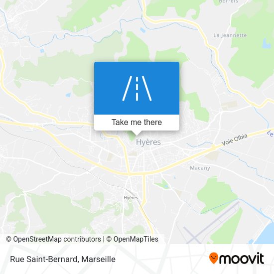 Rue Saint-Bernard map
