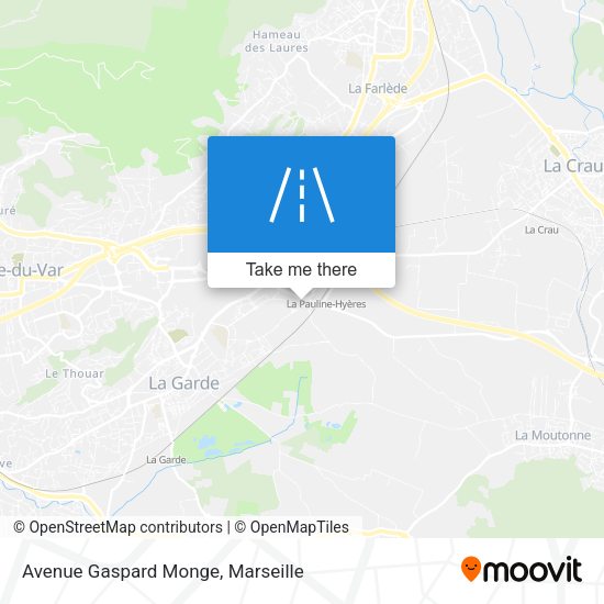 Avenue Gaspard Monge map