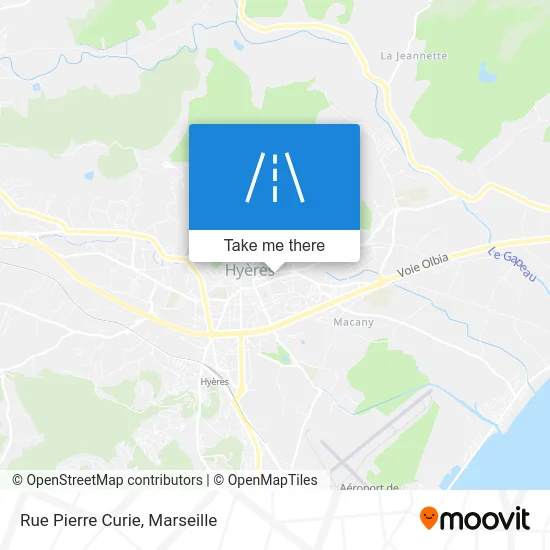 Rue Pierre Curie map
