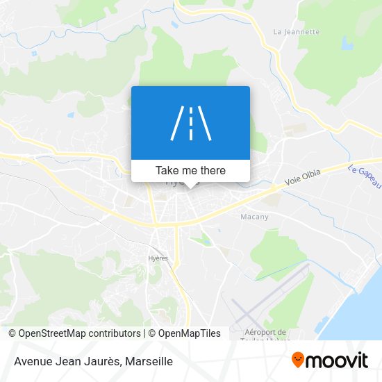 Avenue Jean Jaurès map