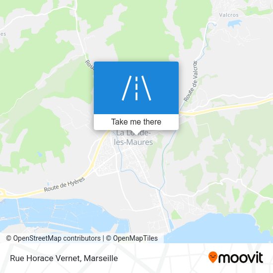 Rue Horace Vernet map