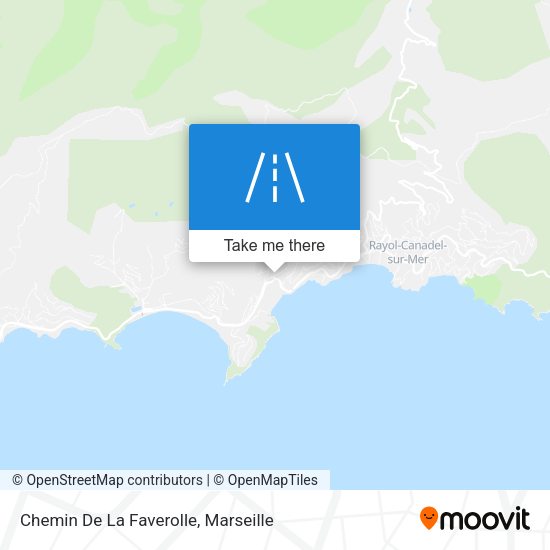 Chemin De La Faverolle map