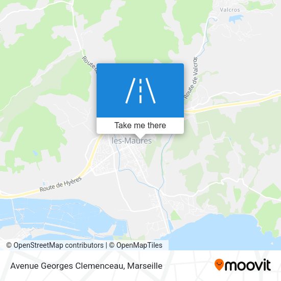 Avenue Georges Clemenceau map