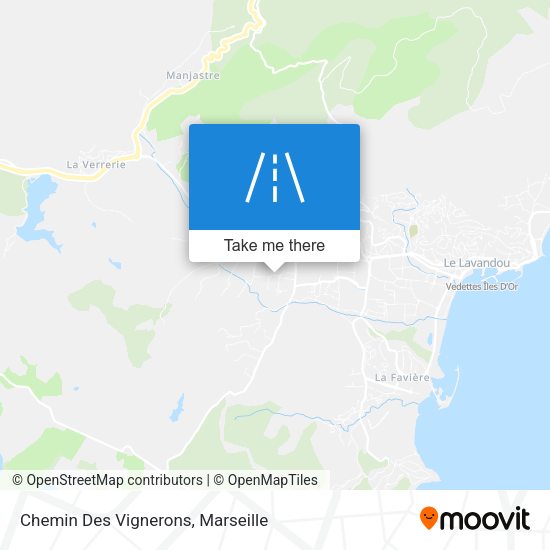 Chemin Des Vignerons map