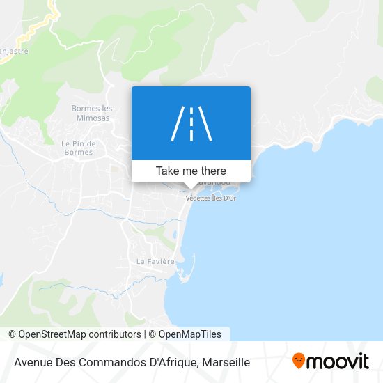 Avenue Des Commandos D'Afrique map
