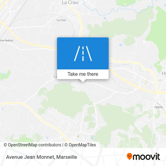 Avenue Jean Monnet map