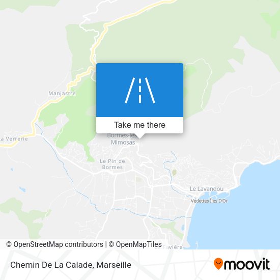 Chemin De La Calade map