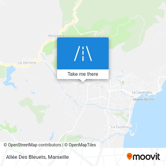 Allée Des Bleuets map