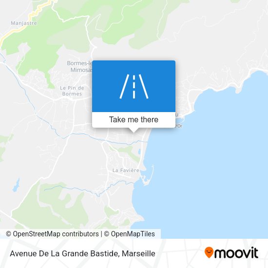 Avenue De La Grande Bastide map