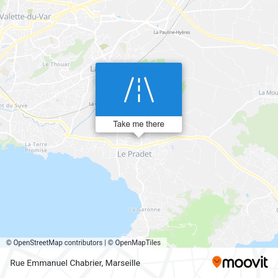 Rue Emmanuel Chabrier map