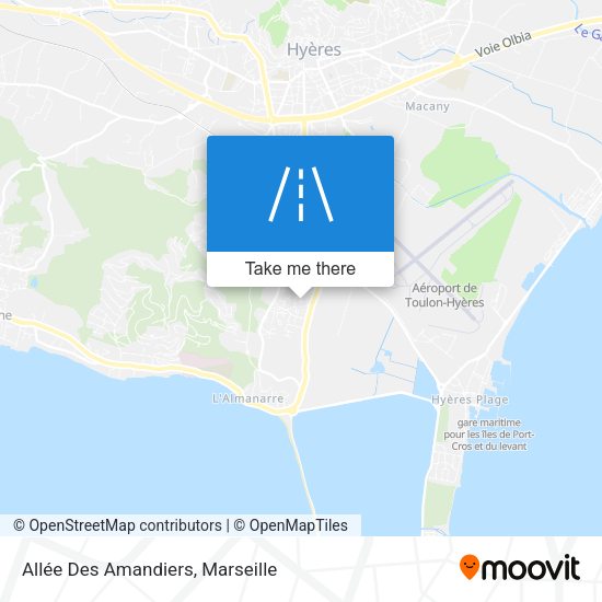 Allée Des Amandiers map