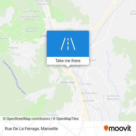 Rue De La Ferrage map