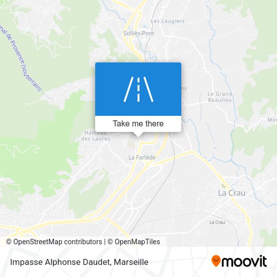 Impasse Alphonse Daudet map