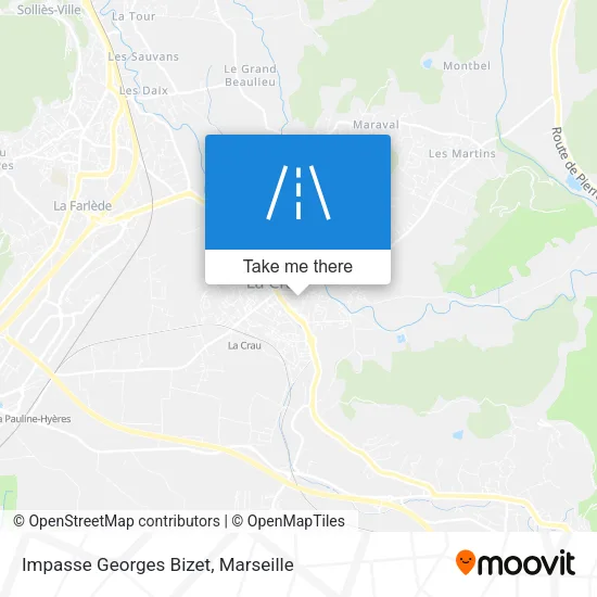 Impasse Georges Bizet map
