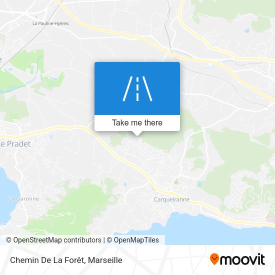 Chemin De La Forêt map