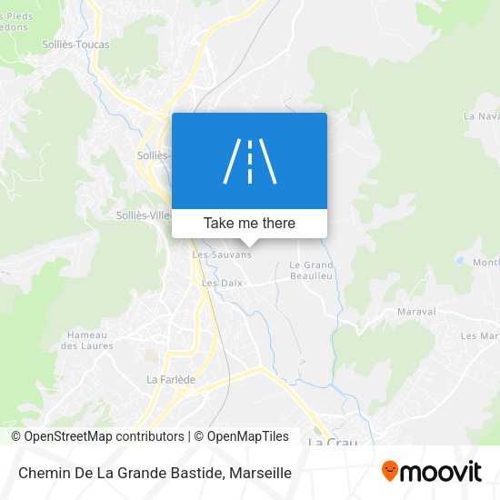 Chemin De La Grande Bastide map