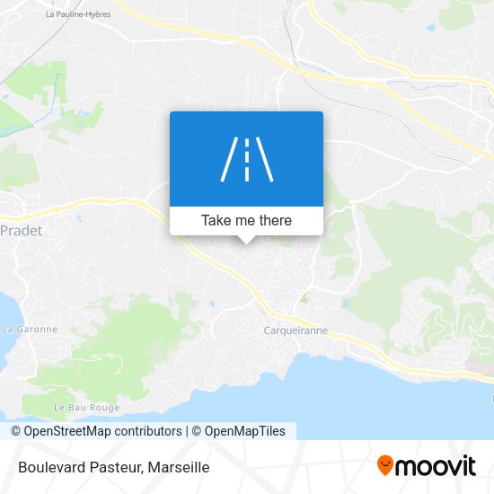 Boulevard Pasteur map