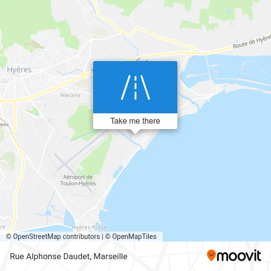 Rue Alphonse Daudet map